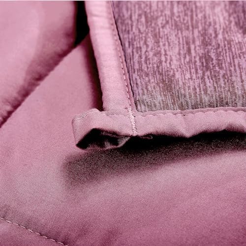 Weighted Blanket 10lbs 48"x72" Cooling for Adult All-Season Soft Pink