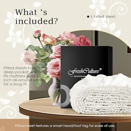 FreshCulture Full Fitted Sheet Only – Premium Hotel-Quality Fitted