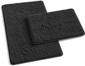 Bathroom Rugs Sets 2 Piece Thicken Chenille Bath Mats Set, Extra Soft