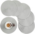 Round Placemats, Crossweave Heat Resistant Classic Woven Round Place
