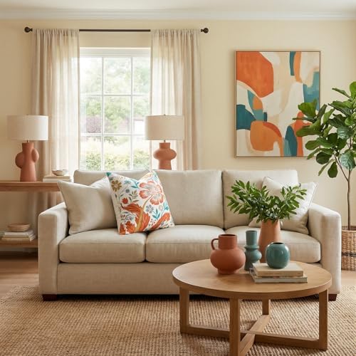 GIGIZAZA Decorative Floral Throw Pillow Covers 18x18 Velvet Pack of 2