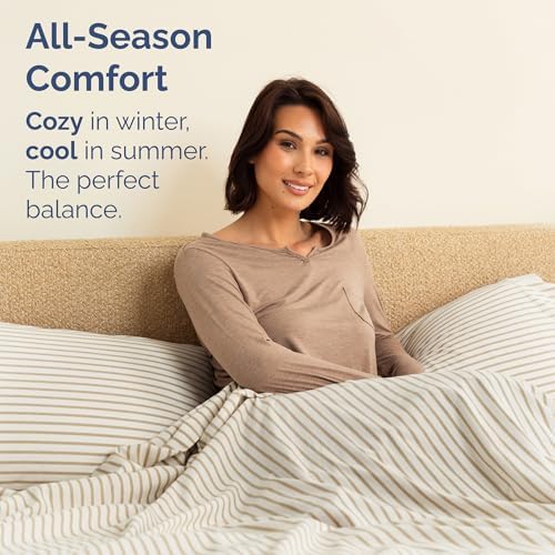 Queen Flat Sheet - Single Top Flat Sheet Only - Cooling - Beige