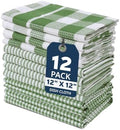 LANE LINEN 100% Cotton Kitchen Dish Cloths, Ultra Soft Absorbent Quick