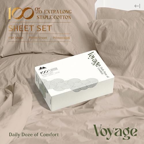 Mayfair Linen 100% Egyptian Cotton Full Size Sheets Set - Luxury 600