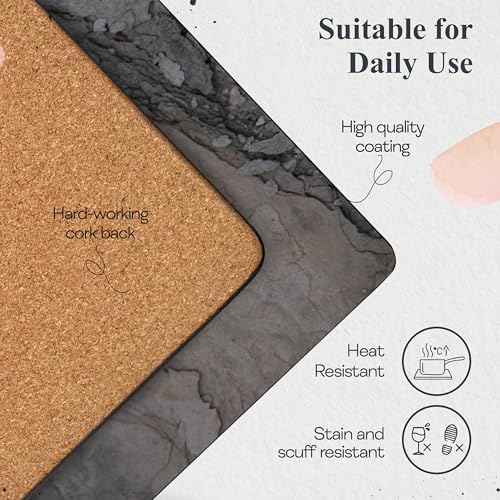 Pimpernel – Midnight Slate – Placemats – Midnight Slate, Set of 4