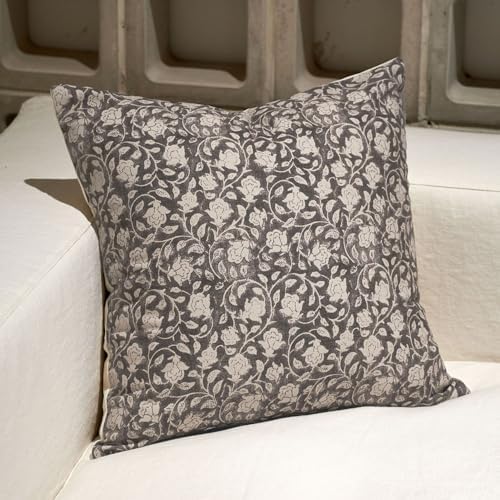 DOMVITUS Floral Pillow Covers 20x20, Throw Pillows for Couch, Floral