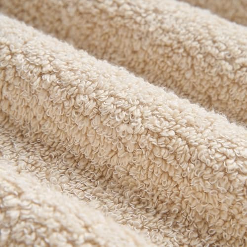 Lucky Brand Luxurious Boucle 6 Piece Bath Towel Set - (2) Bath Towels