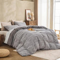 Simple&Opulence 100% Cotton Duvet Cover Queen Size, 3 Pcs Checkered