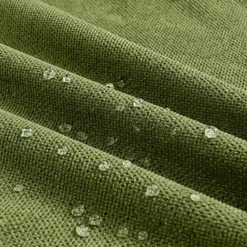 Fancy Homi Pack of 2 Water Resistant Soft Chenille Decorative Outdoor