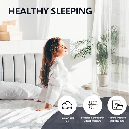 Simple&Opulence French Linen Flat Sheet with Embroidered Border-100%
