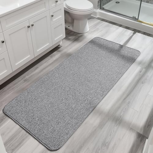 Bosap Bath Mat,Ultra Thin Bathroom Runner Rugs,Large Bath Mats for