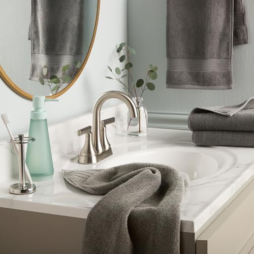 Town & Country Everyday 4-Piece Solid Dobby Border Hand Towel Set