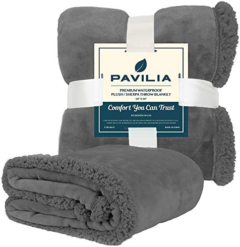 Pavilia Waterproof Couch Blanket | Dog & Cat Blanket Protector | Plush