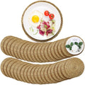 Colingmill 20 Sets 13 Inch Round Woven Placemats Bulk Farmhouse Boho