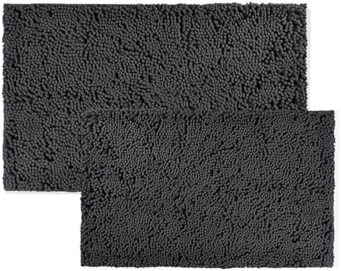 Bathroom Rugs Sets 2 Piece, Plush Bath Mat Set Quick, Super Absorbent