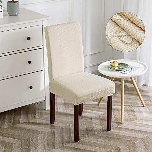 Genina Waterproof Chair Covers for Dining Room Dining Chair Covers