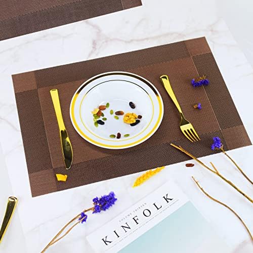 Placemats,Table Place Mats for Kitchen Dining, Heat-Resistant