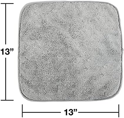 Eurow Microfiber Washcloths, Ultra Soft, Super Absorbent, Fast Drying
