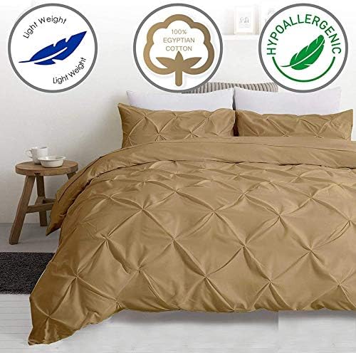Kamas Duvet Cover Pinch Pleated Design California King/King 100%