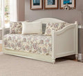 Home Collection 5pc Daybed Cover Bedspread Quilt Set Floral Beige Pink