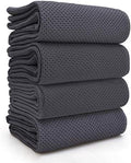 BALCONY & FALCON Kitchen Towels 4 Pack, Cotton Waffle Dish Towels