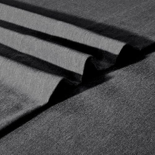 Sleepdown Jersey Sheet Set - Charcoal, King (4 Piece)