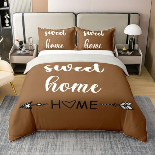 jejeloiu Contemporary Fashion Duvet Cover 100% Cotton Queen Size