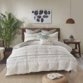 INK+IVY Luxurious Cotton-Bedding Set - Mid Century Trendy Geometric