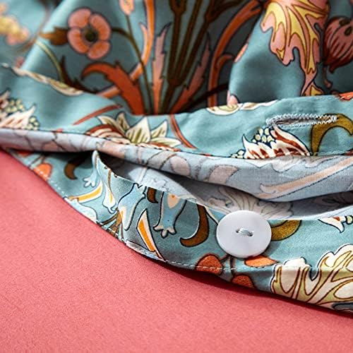 mixinni Soft Cotton Vintage Floral Pattern 2 Piece King Size Pillow