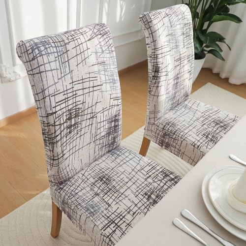FORCHEER Dining Room Chair Covers for Dining Room Set of 4,Stretch