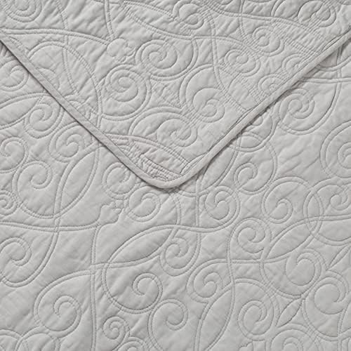 Laura Ashley - Queen Quilt Set with Shams, Cotton, Reversible