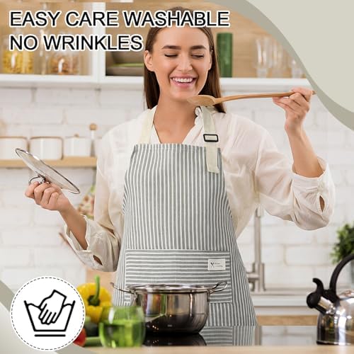 Janmercy 24 Pcs Aprons for Women Men