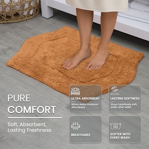 Home Weavers 100% Cotton Tufted Waterford Collection, Extra Soft and