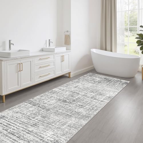 LOONGRUG Runner Rug 2x6 Machine Washable Non-Slip Kitchen Neutral Rug
