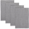 Gingham Check Terrycloth Kitchen Dish Towel Absorbent Large