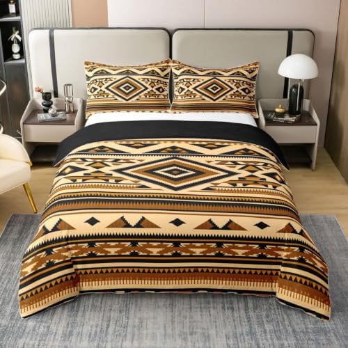 Feelyou Southwestern Duvet Cover 100% Cotton Queen Size