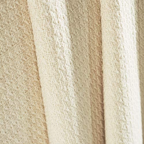 BLUENILEMILLS BNM Waffle Weave Cotton Blanket, for Picnic, Beach