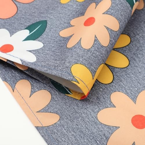 2pcs Cotton Linen Cooking Apron Set with Adjustable Belt and Pocket