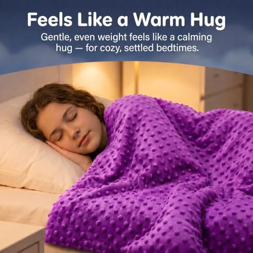 hazli 10 LBs 48" x 72" Super Soft Weighted Blanket for Kids with