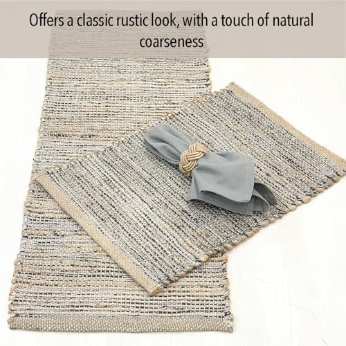 Chardin home Natural Jute Table Runner 13x36 Inch – Vintage Boho