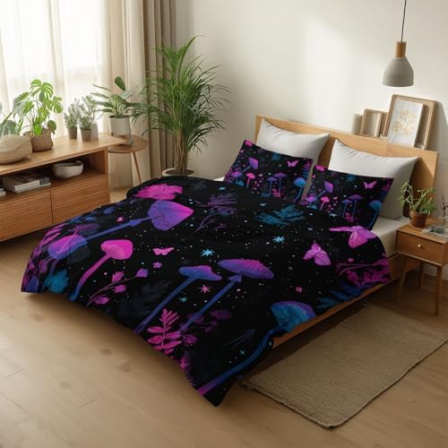 Duvet Cover King Size, Reversible Twin Duvet Cover Set with