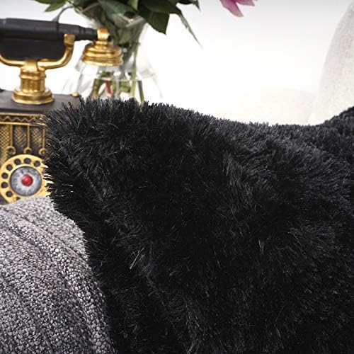 YOUR SMILE Pack of 2, Decorative New Luxury Series Merino Style Fur