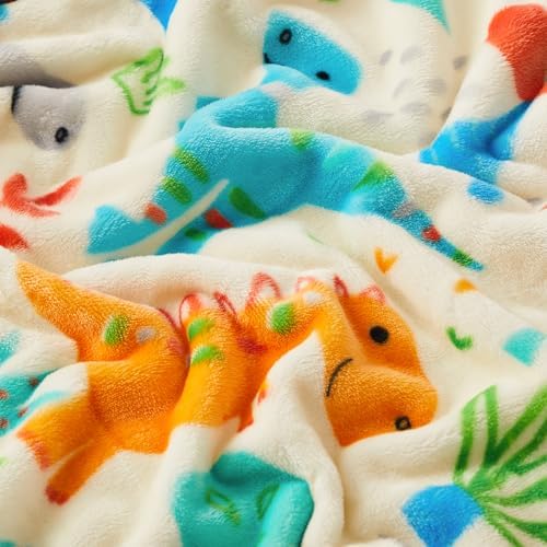 COOVA Kids Twin Blanket 60x80 Inch - Cartoon Fleece Throw, Toys for 2