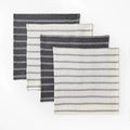 Figmint Waffle Kitchen Towels (4pk Dish Cloth Set Dark Gray) 12"x12"