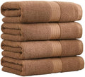 100% Cotton Hand Towel Set of 4, Oversized Ultra Soft Luxury Towels