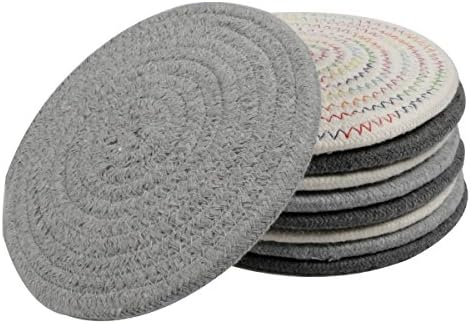 Potholders Set Trivets Set 100% Pure Cotton Thread Weave Hot Pot