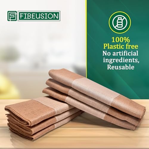 Burlap Table Runners (Pack of 6) – 14”x 72” - No-Fray Finished Edge