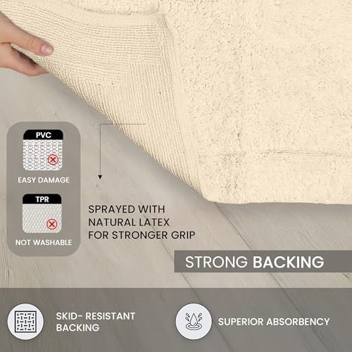 Home Weavers 100% Cotton Tufted Waterford Collection, Extra Soft and