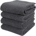 KAF Home Set of 4 Deluxe Popcorn Terry Kitchen Towels | 20 x 30 Inches