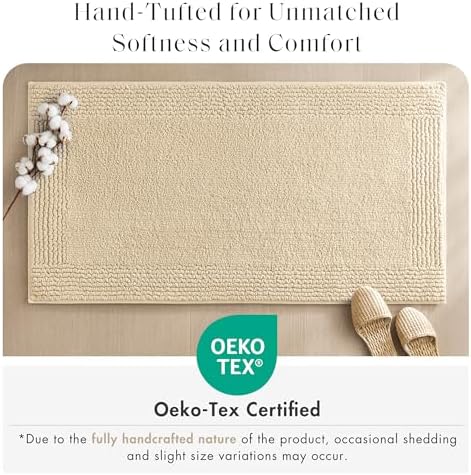 Madison Park Splendor Reversible 100% Cotton Bath Rug, 20 x 30